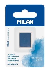 Opakowanie Farba akwarelowa kostka błękitny delfin MILAN