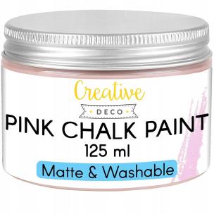 Opakowanie Farba kredowa różowa do drewna 1000ml