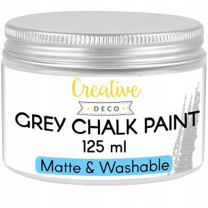 Opakowanie Farba kredowa szara do drewna 1000ml