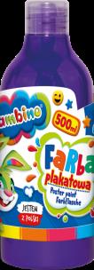 Opakowanie Farba plakatowa 500ml BAMBINO w butelce fioletowa