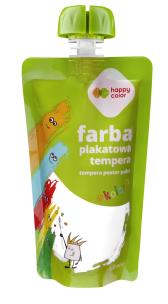 Opakowanie Farba plakatowa tempera 100 ml biały Happy Color