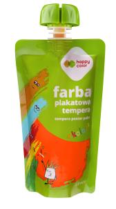 Opakowanie Farba plakatowa tempera 100 ml neon pomarańczowy Happy Color