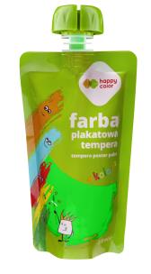 Opakowanie Farba plakatowa tempera 100 ml neon zielony Happy Color