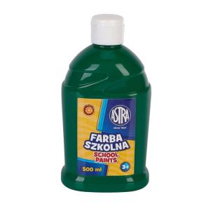 Opakowanie Farba szkolna ciemna zieleń 500ml ASTRA