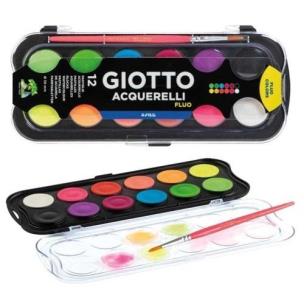 Opakowanie Farby Acquerelli Fluo 12 kolorów