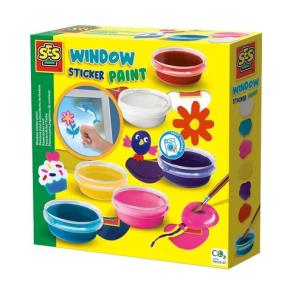 Farby do malowania na oknach. Wydawca: SES Creative. Multiszop.pl Opakowanie Farby do malowania na oknach