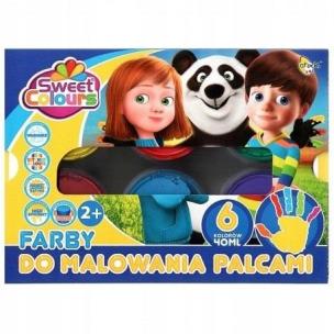 Opakowanie Farby do malowania palcami 6 kolorów 40ml