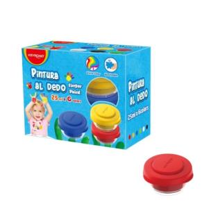 Opakowanie Farby do malowania palcami 6x25 ml