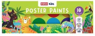 Opakowanie Farby plakatowe 10 kolorów EASY
