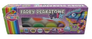 Opakowanie Farby plakatowe 12 kolorów