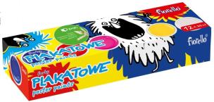 Opakowanie Farby plakatowe 12 kolorów FIORELLO