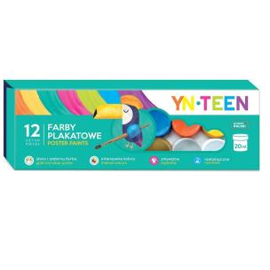 Opakowanie Farby plakatowe 12 kolorów