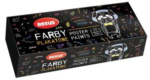 Farby plakatowe 20ml 12 kolorów. Wydawca: Beniamin. Multiszop.pl Opakowanie Farby plakatowe 20ml 12 kolorów