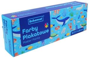Opakowanie Farby plakatowe 20ml 12 kolorów