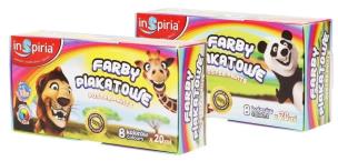 Opakowanie Farby plakatowe 8 kolorów 20ml
