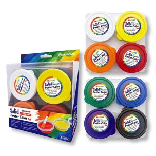 Opakowanie Farby plakatowe 8 kolorów MUNGYO