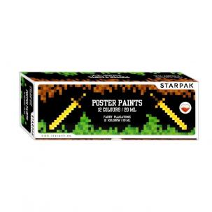 Opakowanie Farby plakatowe Pixel Game 12 kol/20ml