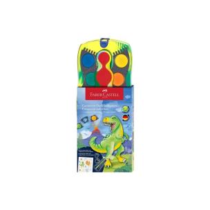 Opakowanie Farby szkolne Connector Dinozaury 12 kolorów