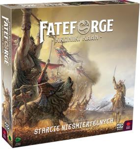 Fateforge: Kroniki Kaan - Starcie Nieśmiertelnych. Wydawca: GALAKTA. Multiszop.pl Opakowanie Fateforge: Kroniki Kaan - Starcie Nieśmiertelnych