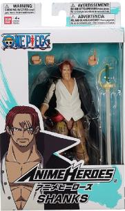 Figurka ANIME HEROES ONE PIECE SHANKS. Wydawca: BANDAI MANGA. Multiszop.pl Opakowanie Figurka ANIME HEROES ONE PIECE SHANKS