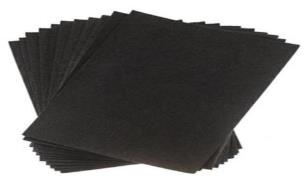 Opakowanie Filc A4 czarny 1mm 10szt