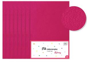 Opakowanie Filc dekoracyjny 8szt różowy