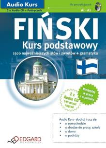 Okładka książki Fiński -  Kurs podstawowy + 2CD EDGARD