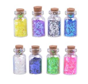 Opakowanie Fiolki z elementami do dekoracji zrób to sam 8szt