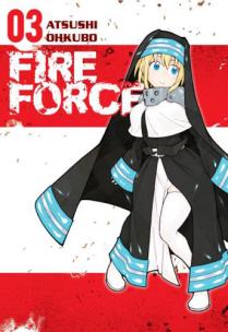 Okładka książki Fire Force 03 + karta