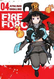Okładka książki Fire Force 04 + karta