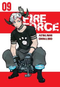 Okładka książki Fire Force 09 + karta