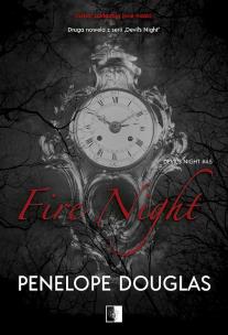 Fire Night. Autor: Penelope Douglas. Multiszop.pl Okładka książki Fire Night
