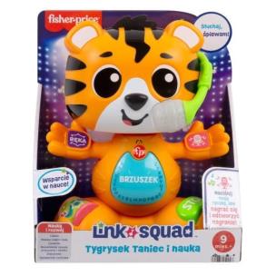 Fisher Price Link Squad Tygrysek Taniec i nauka. Wydawca: Fisher- Price. Multiszop.pl Opakowanie Fisher Price Link Squad Tygrysek Taniec i nauka