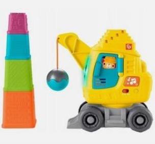 Fisher Price Wesoły dźwig ''Układaj i licz'' HWY64. Wydawca: Fisher- Price. Multiszop.pl Opakowanie Fisher Price Wesoły dźwig ''Układaj i licz'' HWY64