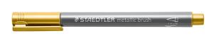 Flamaster pędzelkowy złoty Metallic STAEDTLER. Wydawca: GDD. Multiszop.pl Opakowanie Flamaster pędzelkowy złoty Metallic STAEDTLER