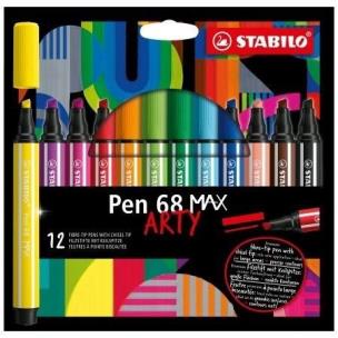 Flamaster Pen 68 Max Arty 6szt. Wydawca: Stabilo. Multiszop.pl Opakowanie Flamaster Pen 68 Max Arty 6szt