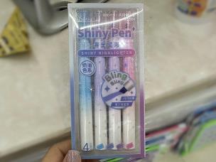 Opakowanie Flamastry brokatowe 4 kolory