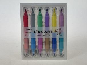 Opakowanie Flamastry dwustronne 12 kolorów