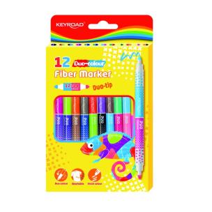 Opakowanie Flamastry dwustronne 12szt = 24 kolory