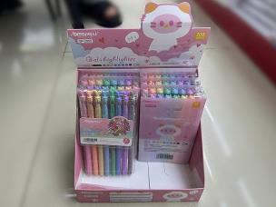 Opakowanie Flamastry dwustronne 8 kolorów