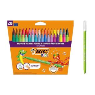 Opakowanie Flamastry Kids Couleur 36szt BIC