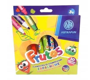 Opakowanie Flamastry okrągłe zapachowe stemple 10kol ASTRA