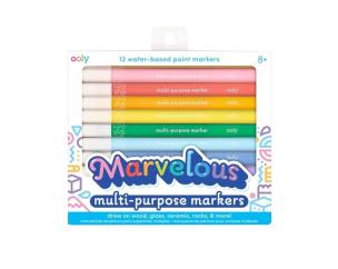 Flamastry olejowe do różnych powierzchni Marvelous. Wydawca: ooly. Multiszop.pl Opakowanie Flamastry olejowe do różnych powierzchni Marvelous
