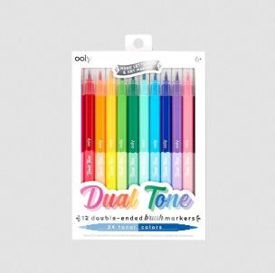 Opakowanie Flamastry pędzelkowe Dual Tone 24 kolory