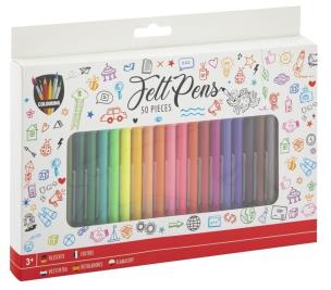 Opakowanie Flamastry w pudełku 50 kolorów