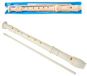 Opakowanie Flet prosty plastikowy w zestawie z wyciorem