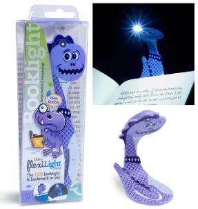 Opakowanie Flexilight - PALS Dinosaur Purple - Lampka do książki - Dinozaur fiolet