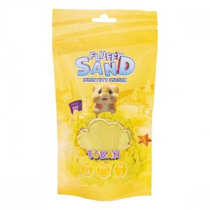 Fluffy Sand 90g puszysty piasek żółty. Wydawca: Tuban. Multiszop.pl Opakowanie Fluffy Sand 90g puszysty piasek żółty