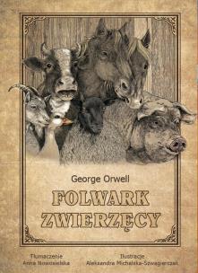 Folwark zwierzęcy. Autor: Orwell George. Multiszop.pl Okładka książki Folwark zwierzęcy