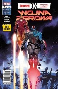 Fortnite x Marvel. Wojna zerowa 2/2022. Autor: Donald Mustard, Cage Christos. Multiszop.pl Okładka książki Fortnite x Marvel. Wojna zerowa 2/2022